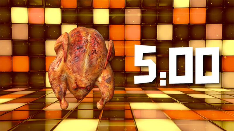 Dancing Thanksgiving Turkey Countdown